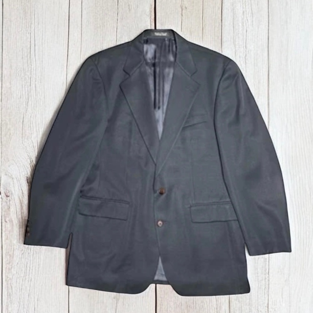 Ralph Lauren Men’s Navy Blue 100% Wool Sport Coat Blazer ~ Size 42 Tall - Picture 7 of 16